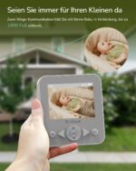 Dr.Care Babyphone mit Kamera ohne WLAN – 2,8" HD Display, 300m Reichweite & Nachtsicht – Bild 7