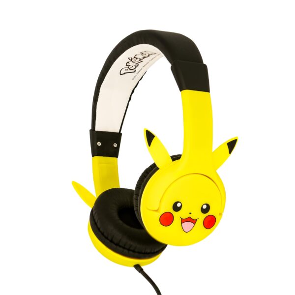 OTL Pikachu Kinderkopfhörer mit verstellbarem Kopfband – Sicherer Sound für Kinder 3–7 Jahre