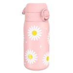 ion8 Kinder Trinkflasche 400ml Edelstahl – Auslaufsicher mit Einhandöffnung