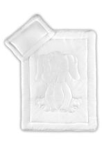 KiGATEX Kinder Sommerdecken-Set Hündchen 100x135 cm – Atmungsaktiv & OEKO-TEX zertifiziert