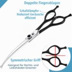 Dream Reach 6.5 Zoll Gebogene Hundeschere – Profi-Fellschere aus 440C Edelstahl für Hunde & Katzen – Bild 5