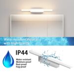 Klighten LED-Spiegelleuchte 40cm 9W IP44 – Badezimmerlampe Warmweiss 3000K – Bild 4