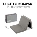 hauck Sleeper Reisebettmatratze 120x60 cm – Faltbar mit Tragetasche für Kinderreisebetten – Bild 6