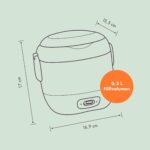 Reishunger Mini Reiskocher 0,3L – Keramikbeschichtung für 1-2 Portionen – Bild 3