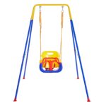 FUNLIO 3-in-1 Babyschaukel mit Metallständer – Sichere Schaukel für Innen & Aussen