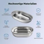 Edelstahl Napf & Matte Set für Mikrochip-Futterautomaten – OrdasPet – Bild 3