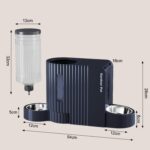 Gardner Pet Automatischer Futterspender mit 2 Edelstahlnäpfen – Schwerkraftsystem für Katzen & Hunde – Bild 9