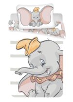 Dumbo Disney Baby-Bettwäsche 100x135 cm – Baumwoll-Bettbezug für Kinderbetten