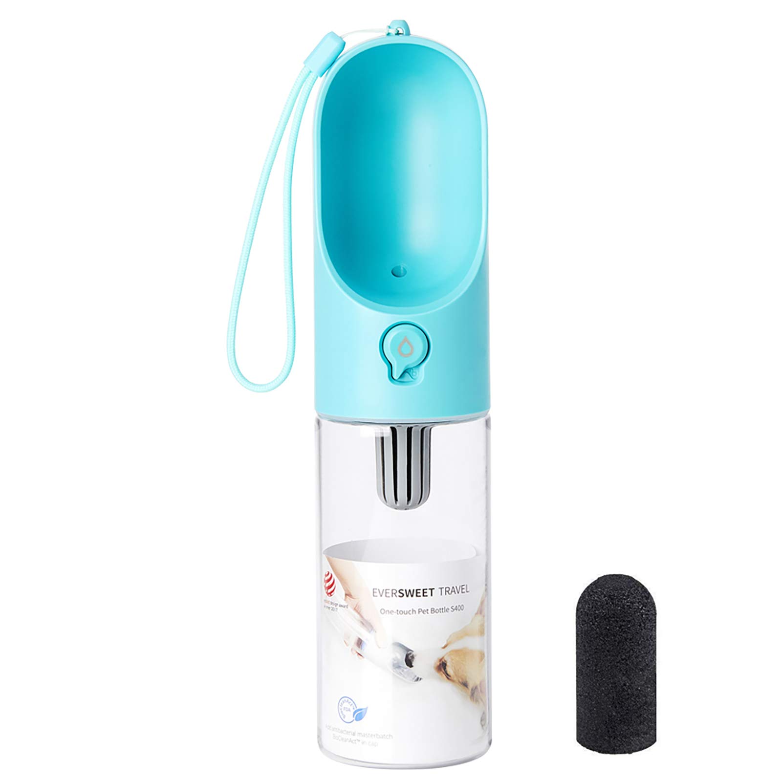 PETKIT P008 EVERSWEET 400ml Hundetrinkflasche – Leckdicht & tragbar für unterwegs