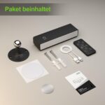 YiLaie LED Wandleuchte mit 4000mAh Akku – Kabellose Leselampe mit Touch & Fernbedienung – Bild 8