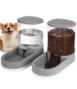 Zounin Automatischer Futterspender 2er Set – Schwerkraft-Spender für Katzen & Hunde
