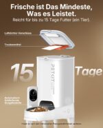 PETKIT YumShare Solo 2 Futterautomat – Intelligente Kamera mit KI-Gesichtserkennung für Katzen – Bild 7