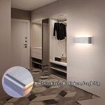 Lightsjoy 16W LED Wandleuchte Up-Down 32cm Silber – Warmweiss IP44 für Innen – Bild 2