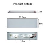 KICAAO LED Wandleuchte 12W Warmweiss – 960 Lumen Aluminium Up-Down Wandlampe – Bild 5