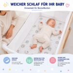 FlyIdeas 3-teiliges Spannbettlaken-Set 90x55 cm – 100% Baumwolle & wasserdichter Matratzenschoner – Bild 8