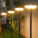 GEARLITE Solarleuchten 40 Lumen – Gartendeko mit IP65 Wasserdicht, 4er Set
