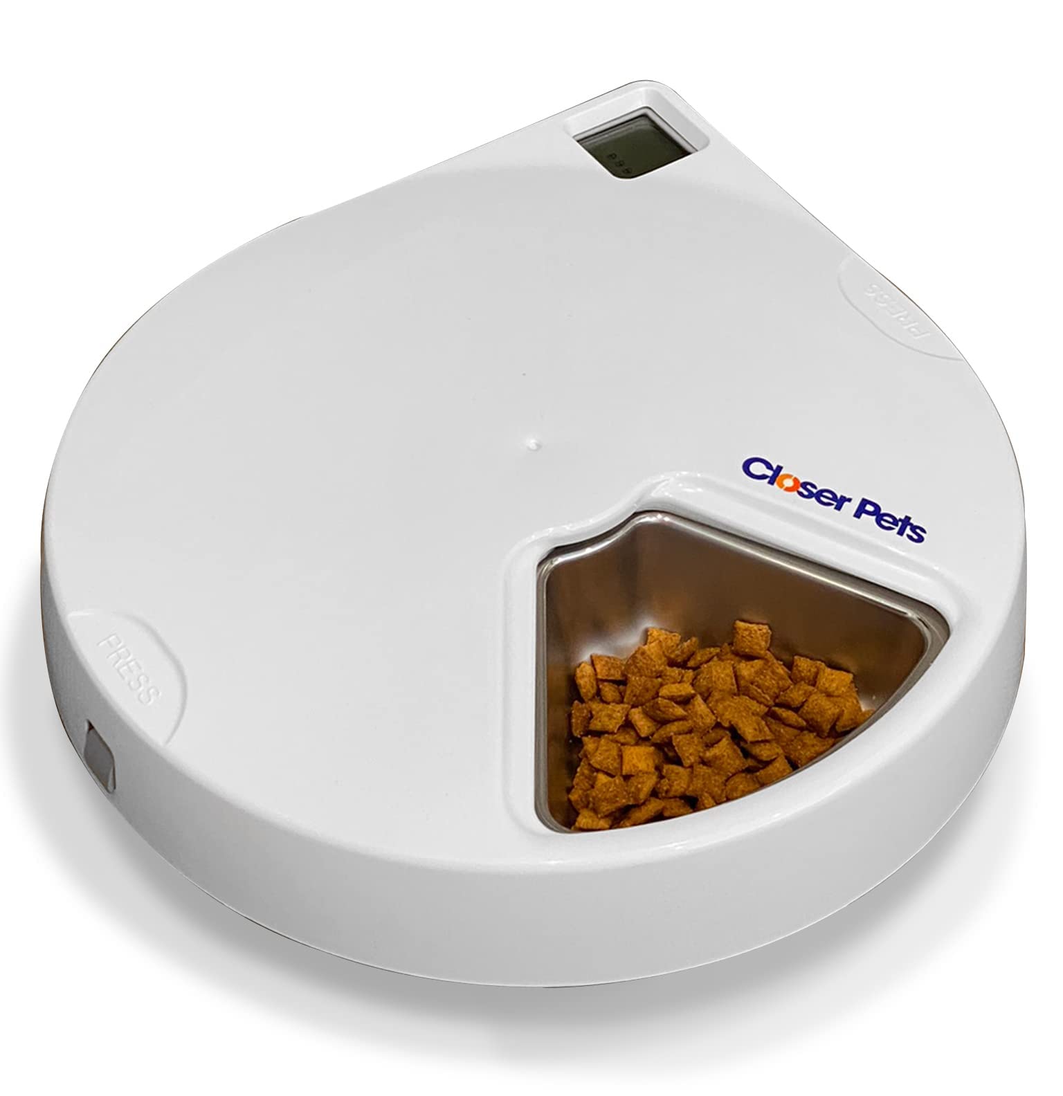 Closer Pets C500 Futterautomat mit Digitaltimer & Kühlakkus – Automatische Fütterung für Katzen