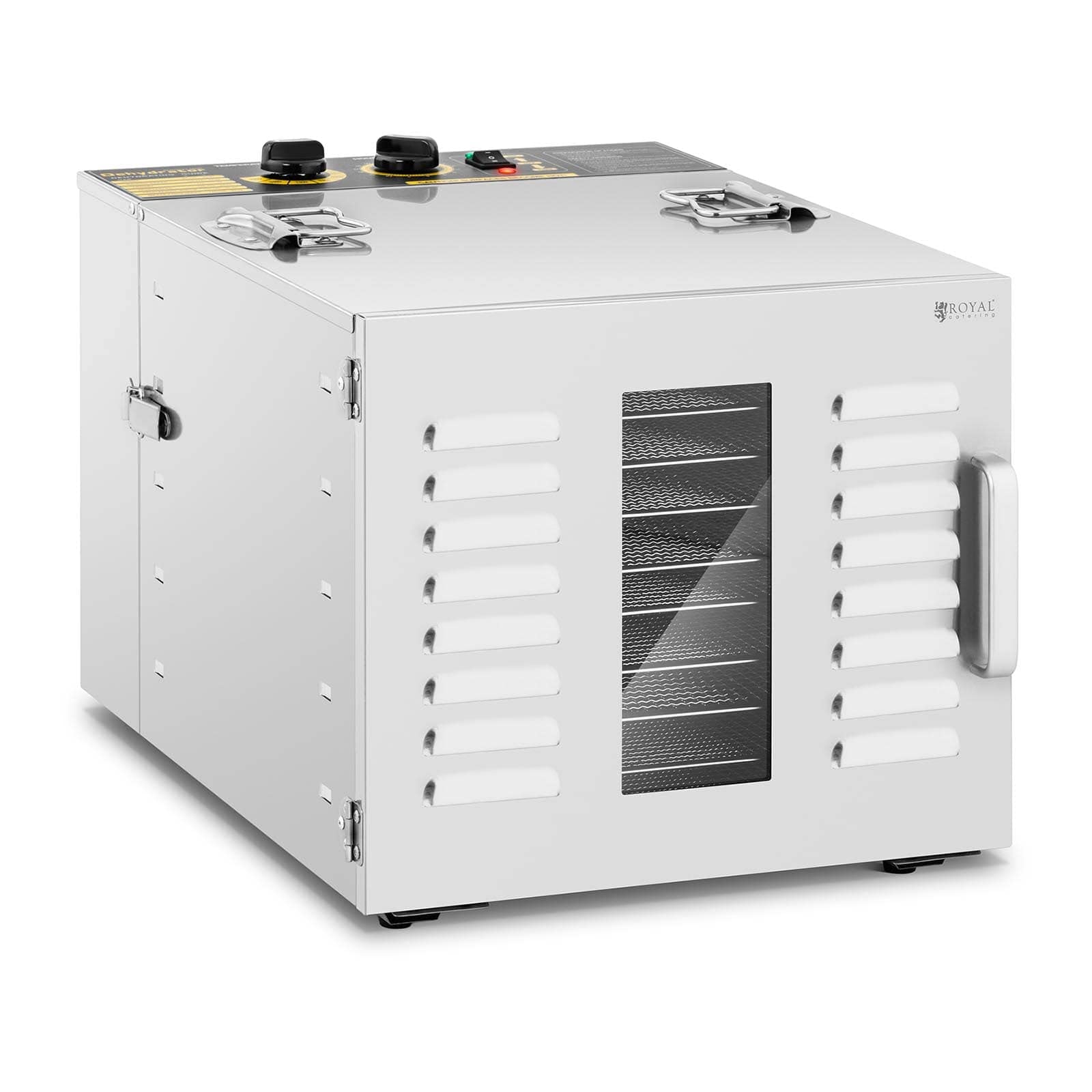 Royal Catering Dörrautomat 1.000 W – 10 Etagen Obsttrockner für Profi & Haushalt