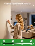 HOMEOW 20er Set LED Einbaustrahler 230V dimmbar – 3 Farbtemperaturen, IP44, 5W 400lm – Bild 3