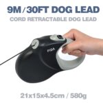 Fida Ausziehbare Hundeleine 9m für Grosse Hunde bis 50kg – Verhedderungsfrei & Reflektiv – Bild 2