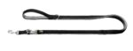 HUNTER Verstellbare Führleine NEOPREN schwarz/grau – 3-fach flexibel bis 200 cm – Bild 2