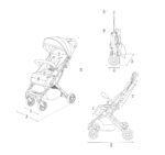 MoMi ESTELLE Reisebuggy – Leichter Klappbuggy mit Liegefunktion für Kinder ab 6 Monaten – Bild 3