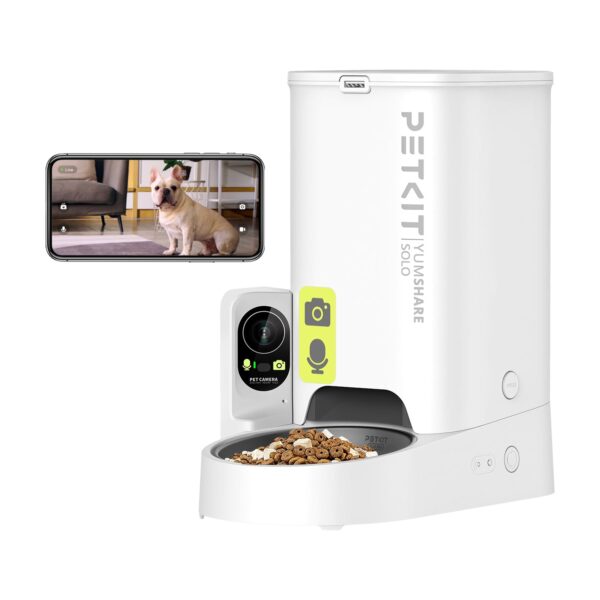 PETKIT Futterautomat mit Kamera & KI – 3L WiFi Futterspender für Katzen & Hunde
