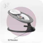 MoMi KENANI Babywippe bis 9 kg – Bluetooth & Fernbedienung für entspannte Eltern – Bild 6