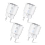 Eightree WLAN Steckdose 4er Pack mit Strommessung – Smart Home für Alexa & Google Home