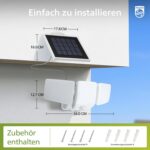 Philips 3600LM Solar-Fluter mit Bewegungsmelder – Wasserdichte LED-Aussenleuchte für Hof & Garage – Bild 8