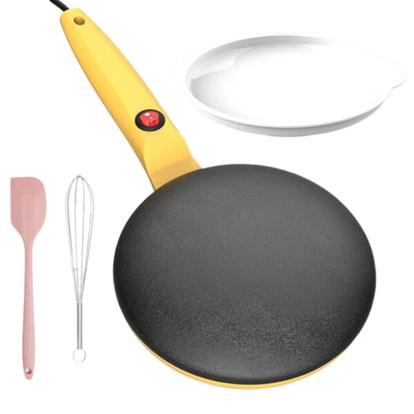 Elektrische Crêpes-Pfanne 17,8 cm mit automatischer Temperaturregelung – Antihaft-Profigerät
