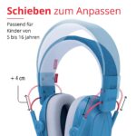 Alpine Muffy Gehörschutz für Kinder – 26 dB Lärmschutz mit verstellbarem Kopfband in Blau – Bild 4