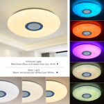 JDONG LED-Deckenleuchte 54W mit Bluetooth, App-Steuerung & weissem Rauschen – Dimmbar mit 32 Schlafgeräuschen – Bild 4