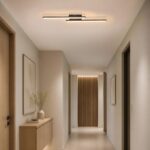 Glitzerlife LED Deckenleuchte 60cm – Moderne Deckenlampe Warmweiss 12W für Küche & Wohnzimmer – Bild 4