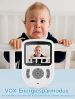 TakTark Babyphone mit Kamera 2,8 Zoll – 720p HD Überwachung ohne WLAN für Eltern – Bild 5