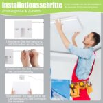 Philonext LED-Deckenleuchte 48W, 5000lm, 6500K – Flache Deckenlampe mit Augenschutz – Bild 5