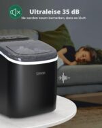 Silonn Eiswürfelmaschine 12 kg/24h – Eiswürfelbereiter mit 2 Größen & Selbstreinigung – Bild 6