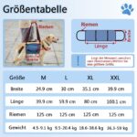 COODEO Hundetragegurt L Blau – Mobilitätshilfe für ältere Hunde & Gelenkprobleme – Bild 6