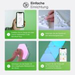 Nanoleaf Shapes Triangle Starter Kit – 9 RGBW LED Panels mit Musik & Bildschirm Sync – Bild 7