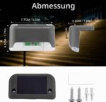 Fohil Solar-Treppenleuchten 16er Set – LED Außenbeleuchtung für Treppen & Balkon – Bild 6