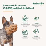 Baskerville Classic Maulkorb Grösse 10 – Hundefreundlich mit Hecheln & Trinken – Bild 6