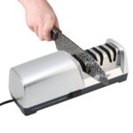 JOVANT Elektrischer Messerschärfer 3-in-1 – Profi-Schärfen für alle Küchenmesser