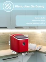 NORTHCLAN Eiswürfelmaschine 14kg – Professionelle Eisherstellung in 6 Minuten für Zuhause – Bild 10