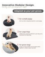 PAWZ Road XL Hundebett 115 cm – Modulares Hundesofa für grosse Hunde bis 45 kg – Bild 5