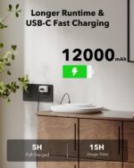 Tedmos RGB Akku Deckenlampe 12000mAh mit Bewegungsmelder & Fernbedienung – IP54 Wasserdicht – Bild 5