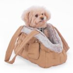 A 4 Pet Hundetasche S 40x20x24 cm – Waschbar mit Futterbeutel für kleine Hunde