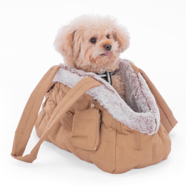 A 4 Pet Hundetasche S 40x20x24 cm – Waschbar mit Futterbeutel für kleine Hunde