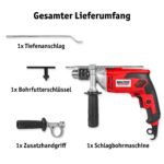 WALTER Schlagbohrmaschine 910 W – Drehzahlregelung & Tiefenanschlag für Profis – Bild 3