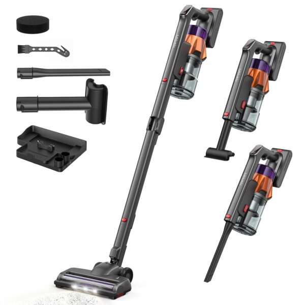 Lubluelu Faltbarer Akku-Staubsauger 650W – 70 Min Laufzeit, 7-Schicht-Filter