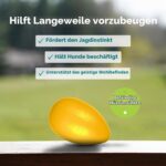 Jolly Pet Crazy Egg Gelb – Robustes Hundespielzeug 30 cm für aktive Hunde – Bild 2